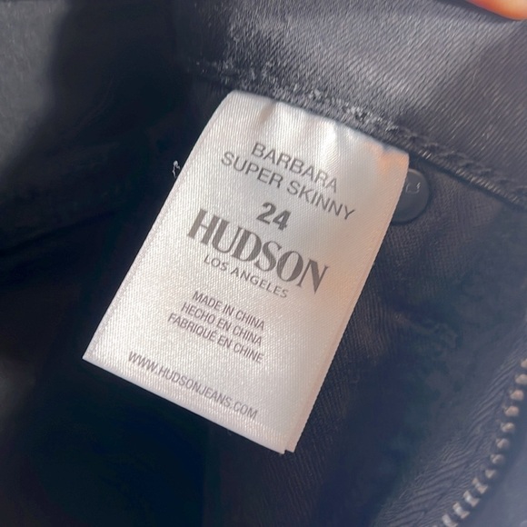 Hudson Jeans Barbara High Waist Super Skinny Enhance Jeans size 24 NWT - Picture 8 of 9